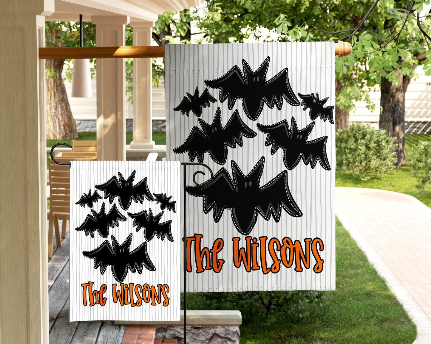Halloween Garden Flag - Bats
