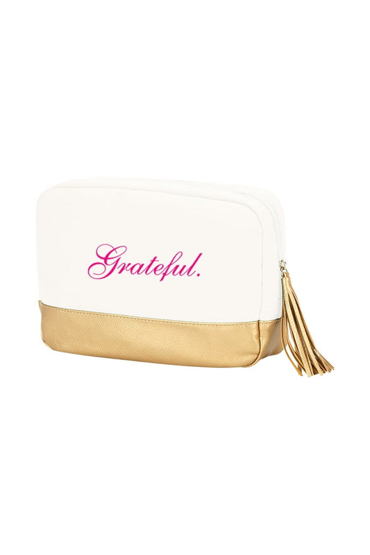 Creme Grateful Cosmetic Bag