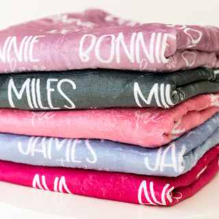 Personalized Name Blanket - Font Duo