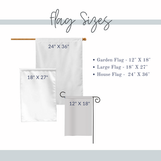 Custom faith-inspired Christmas garden flag with chapel and “Oh Come Let Us Adore Him” text – personalized outdoor holiday design