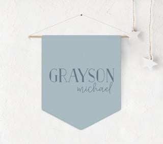 Personalized Nursery Name Pennant