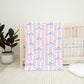 Pink Stripe Fish Name Blanket