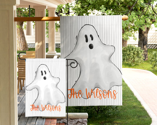 Halloween Garden Flag - Spooky Ghost