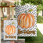 Halloween Garden Flag - Watercolor Pumpkin