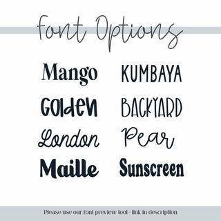 The Navy Knot Font Chart