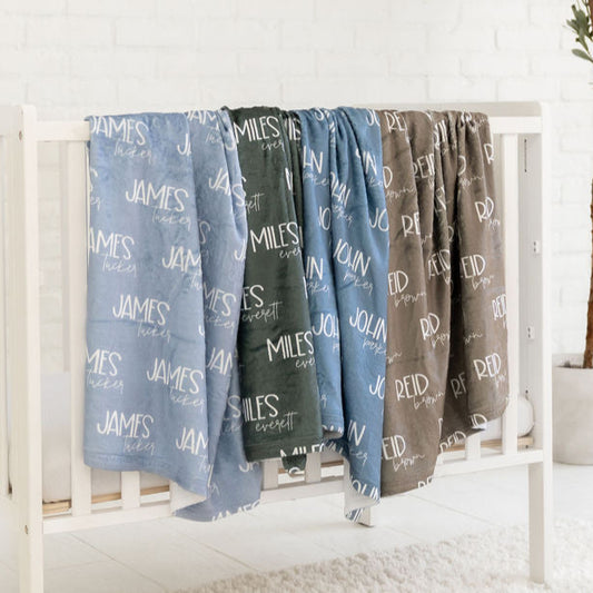 Personalized Name Blanket - Font Duo