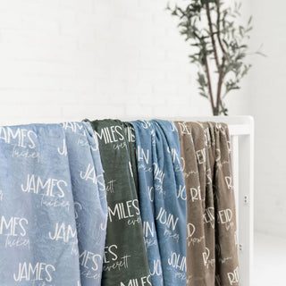 Personalized Name Blanket - Font Duo