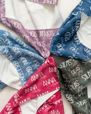 Personalized Hooded Bath Towel - Baby & Toddler