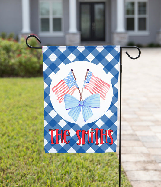 Summer Garden Flag - Flags with Blue Background