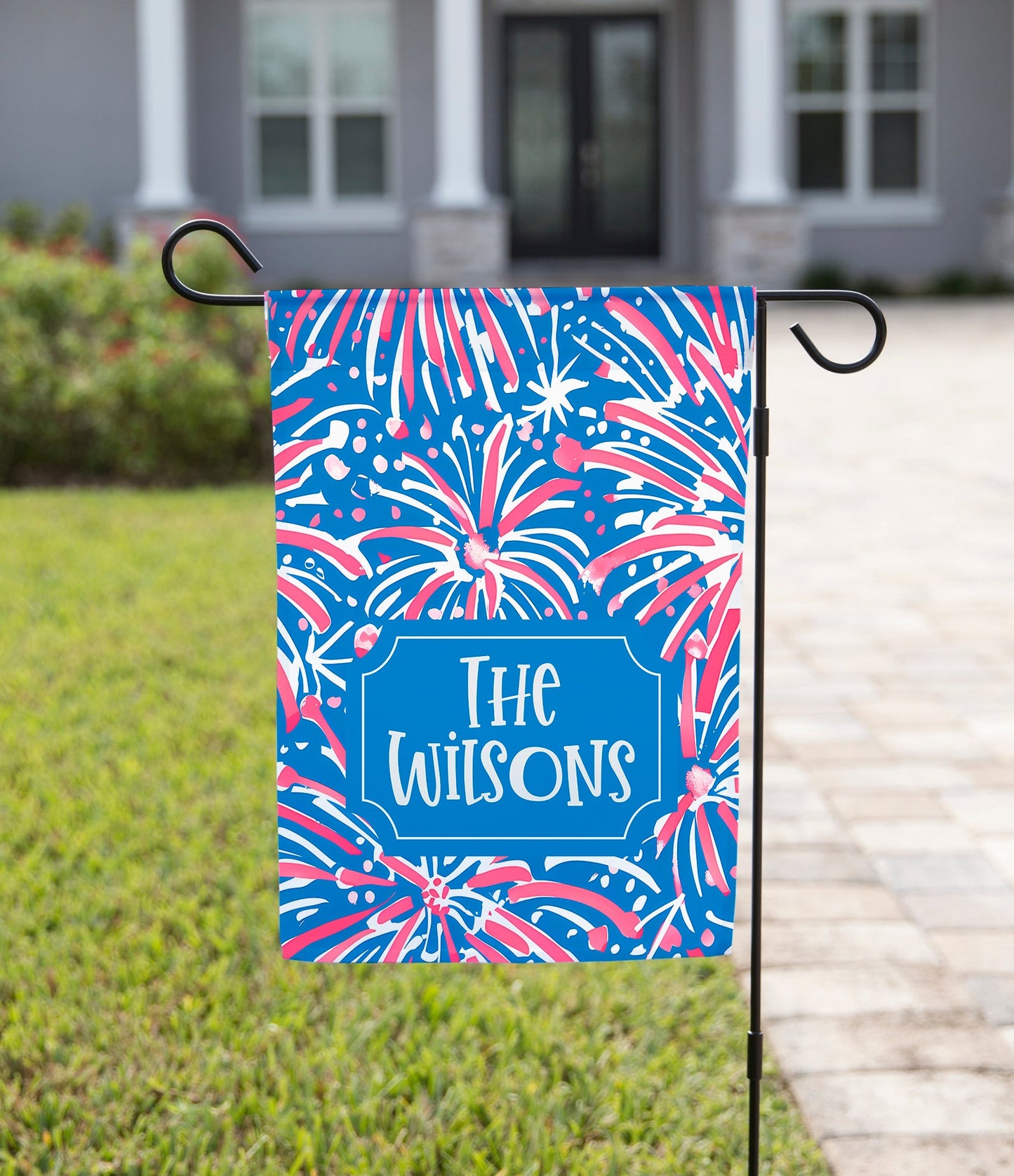 Summer Garden Flag - Fireworks