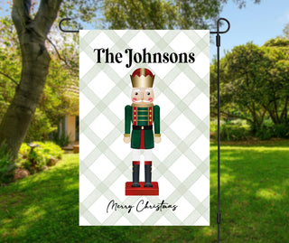 Christmas Garden Flag - Nutcracker
