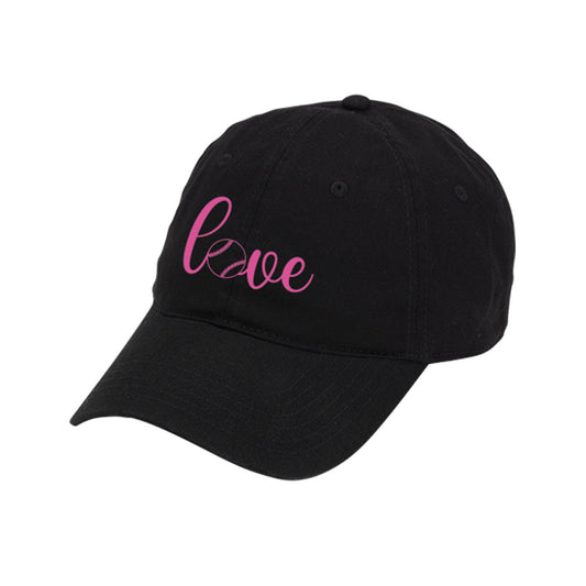 Softball Love Black Cap