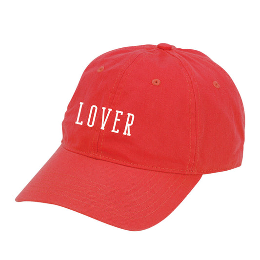 Lover Embroidered Red Cap