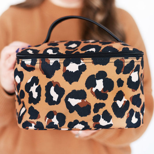 Spotlight Leopard Cosmetic Bag