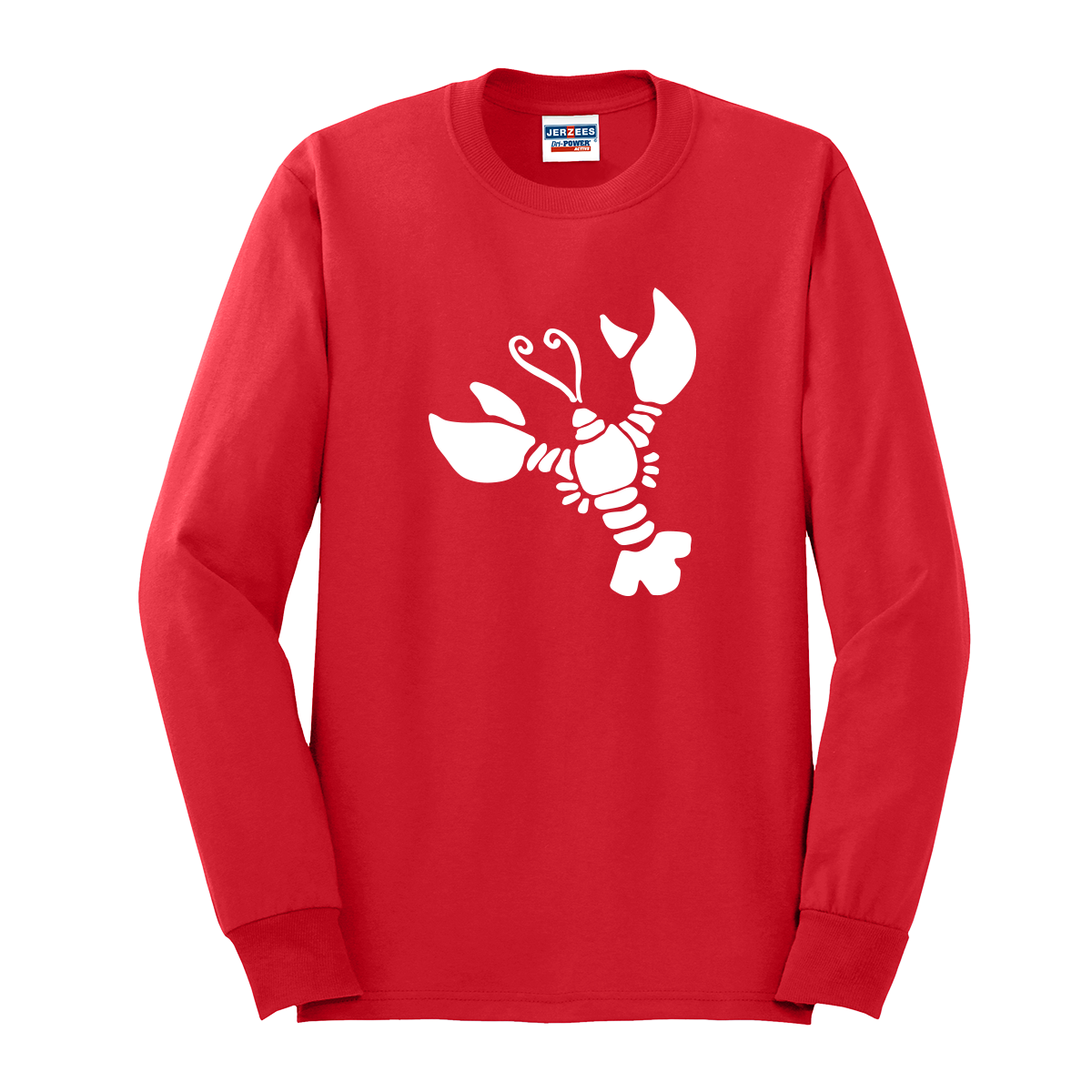 White Lobster Long Sleeve Shirt