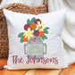 Fall Pillow Covers - Fall Florals Fall Harvest
