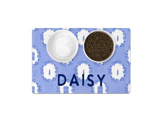 Monogrammed pet mat for dogs and cats – easy to clean