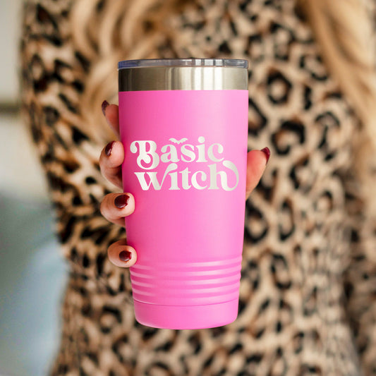 Basic Witch Pink 20oz Insulated Tumbler