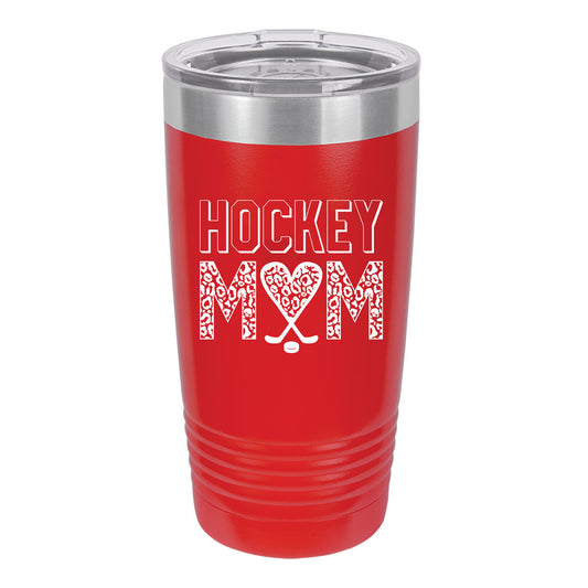 Red Hockey Mom 20oz Insulated Tumbler