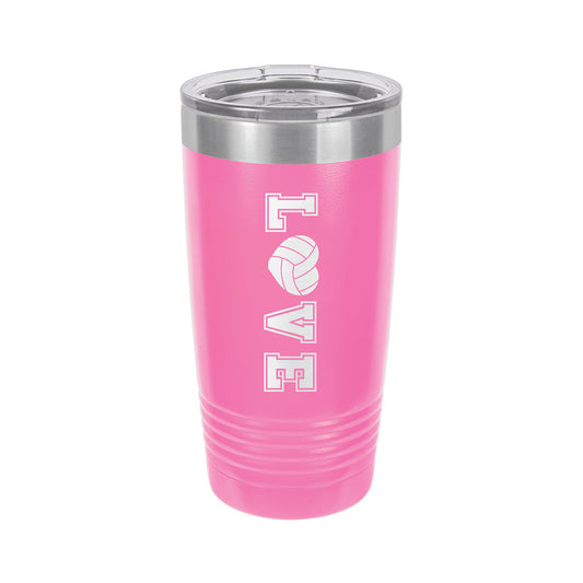 Volleyball Love 20oz Insulated Wine Tumbler