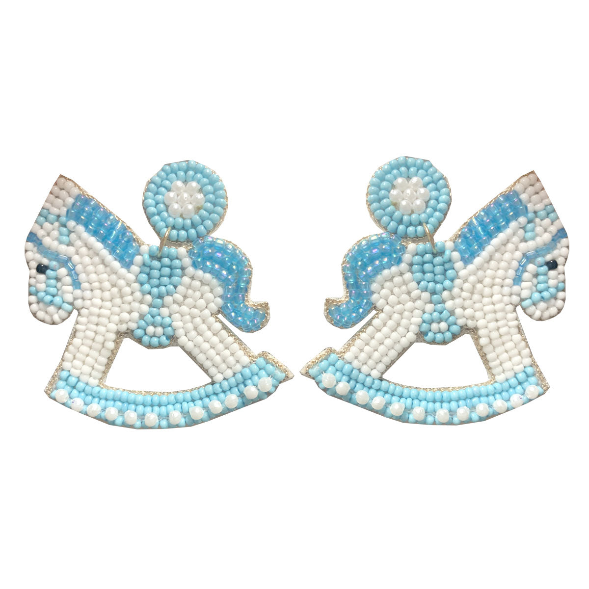 Blue Rockabye Baby Earrings