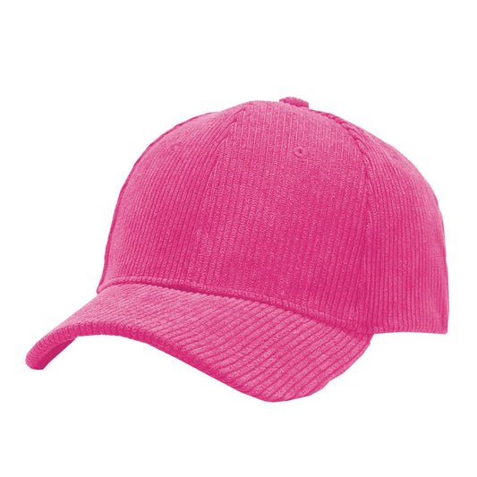 Hot Pink Corduroy Cap