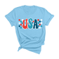 Checkered USA T-Shirt