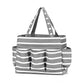 Grey Stripe Carry All Bag