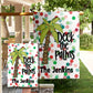 Christmas Garden Flag - Deck The Palms