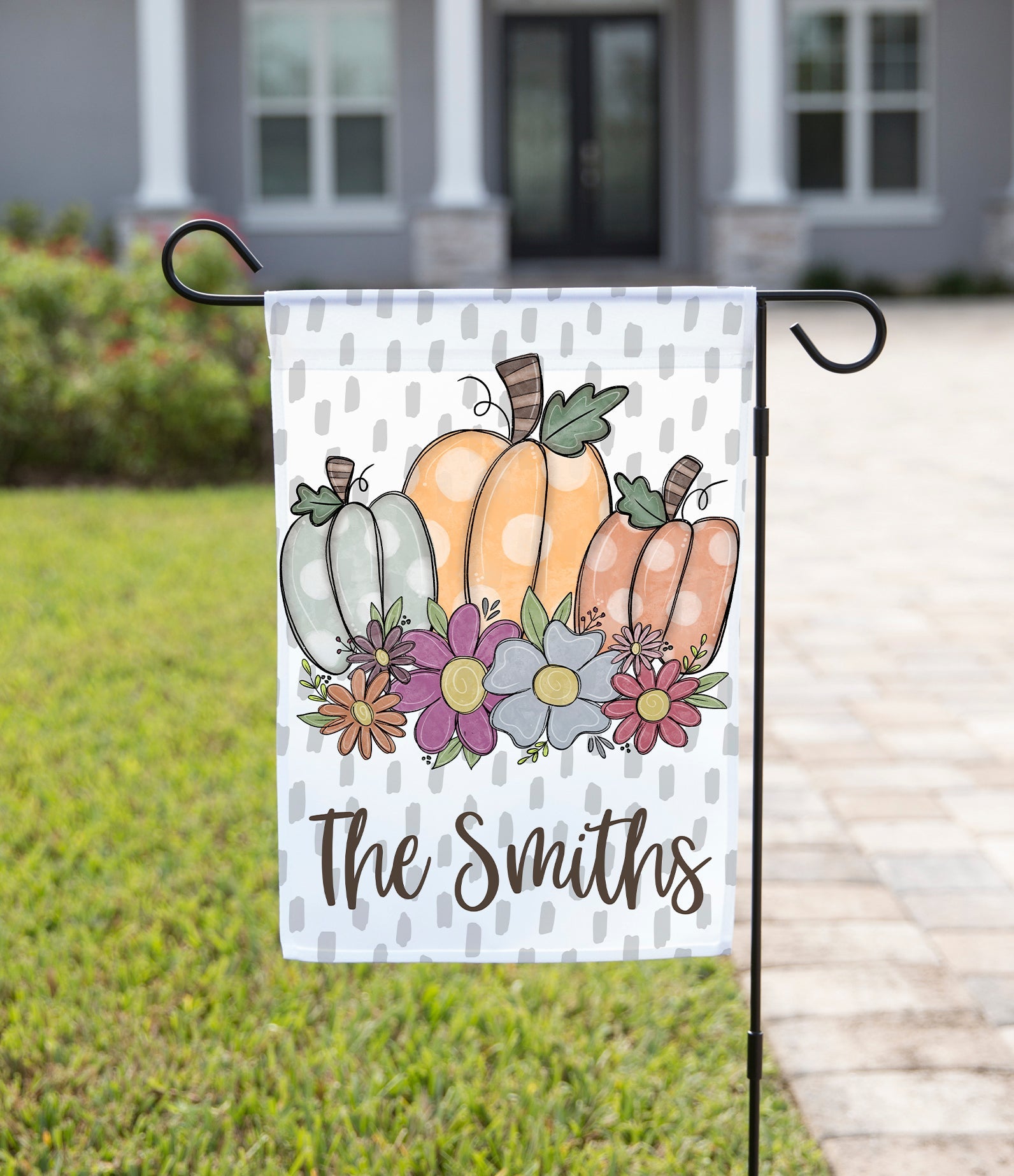 Fall Thanksgiving Flags! Handcrafted with love and a touch of charm, these flags are the perfect way to celebrate the season in style. Each flag is adorned with adorable designs featuring turkeys and pumpkins, expertly crafted to bring a touch of thankful spirit to your home or garden.
