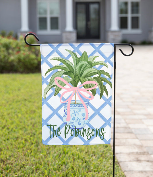 Spring Garden Flag - Potted Palm
