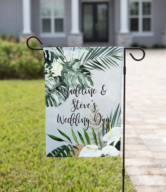 Garden Flag - Wedding Greenery