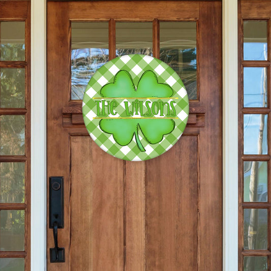 St Patrick’s Door Hanger | Four Leaf Clover