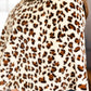 Creme Leopard Faux Fur Poncho