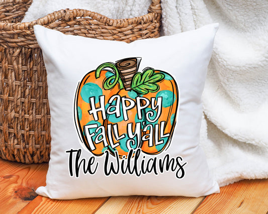 Halloween Pillow Covers - Happy Fall Pumpkin
