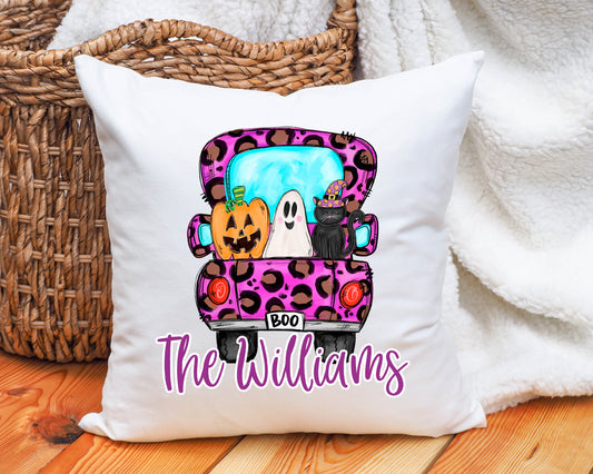 Halloween Pillow Covers - Leopard Pickup