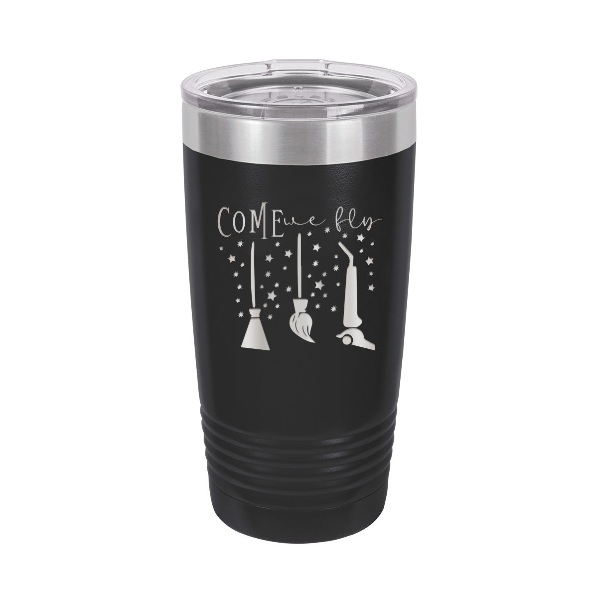 Come We Fly Black 20oz. Insulated Tumbler