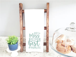 Mother's Day Tea Towel - Hot Mess