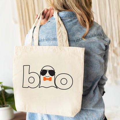 Boo Boy Ghost Canvas Tote