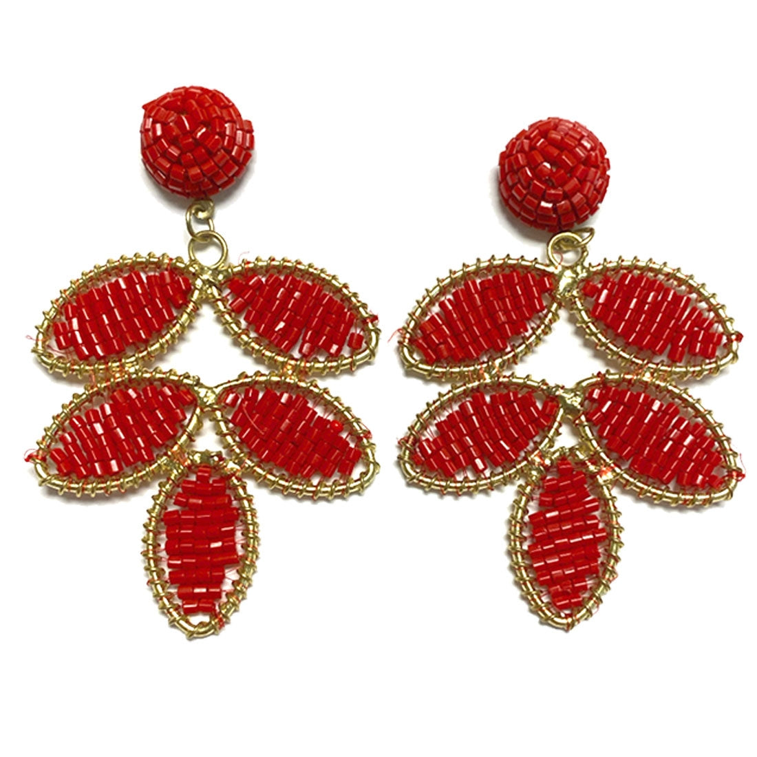 Red Aria Earrings