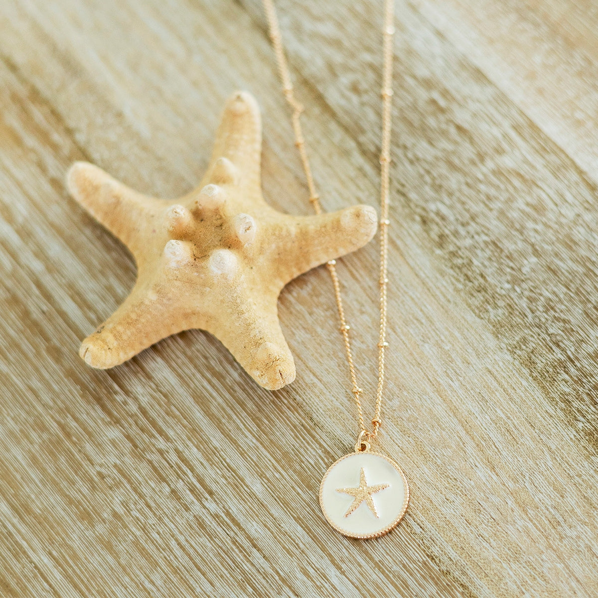 Feeling Nauti White Starfish Necklace